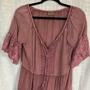 Hippie Pink Dress- One Size